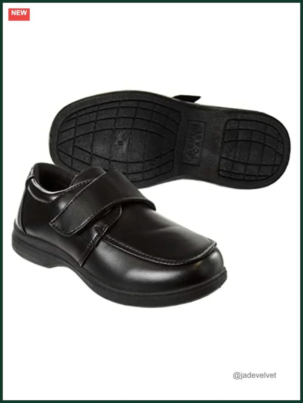 Boys Oxford School Uniform Loafer Dress Shoe Slip-On Faux-Leather